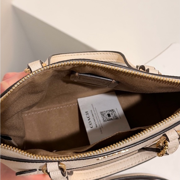 Coach Ivory/White Mini Purse - Picture 3 of 6